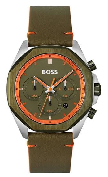 BOSS Green Dial Chronograph, Ref. 1514018