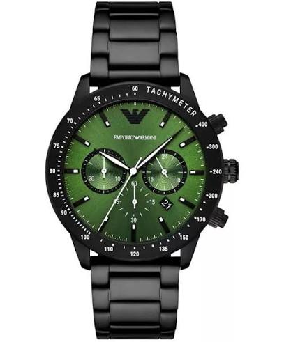 Emporio Armani Green Dial Chronograph, Ref. AR11472