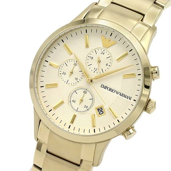 Emporio Armani Champagne Dial Chronograph, Ref. AR11332