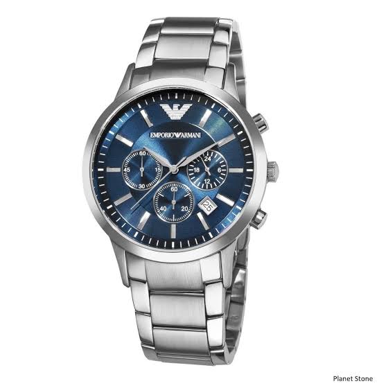 Emporio Armani Blue Dial Chronograph, Ref. AR2448